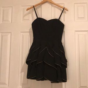Black Zipper mini dress
